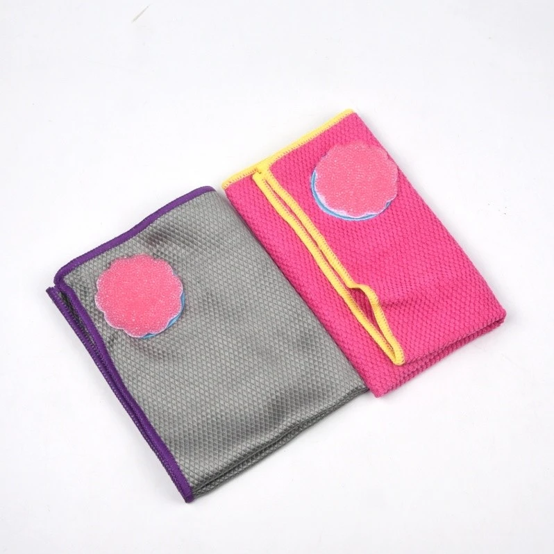 Microfiber Cloth And Sponge Cleaning Set suppliers